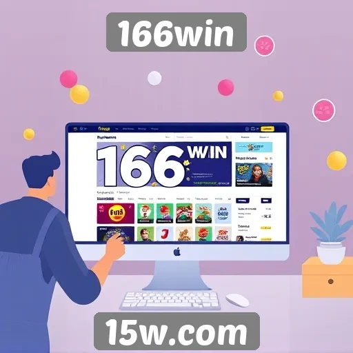 Experiência do usuário no site 166win